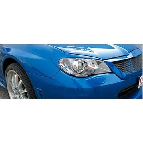 Fiberglass Headlight Eyebrows Eyelids Covers for 2006-2007 Subaru Impreza WRX STi