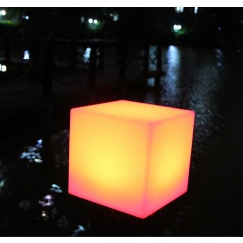 40 cm led night club cube for outdoor party LED cube/LED bar chair/LED bar stool chair Factory Sale Free Shipping 1pc