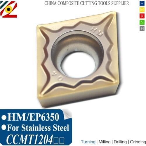 CNC Carbide Inserts CCMT120404 CCMT120408 CCMT431 CCMT432 HM Boring Internal Turning Tools Machining Stainless Steel SS