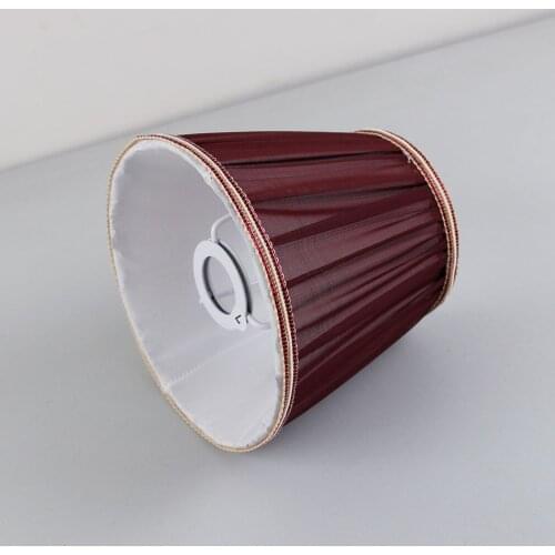 DIA 15.5cm/6.1inch High Quality deep red wall lampshades, chandelier lamp shades, E14