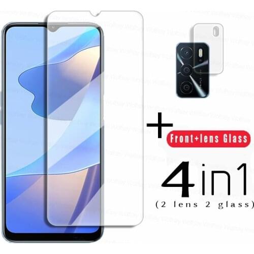 Tempered Glass For OPPO A16 Full Glue 9H Screen Protector For OPPO A16 Protective Phone Camera Film For OPPO A16 A54 A74