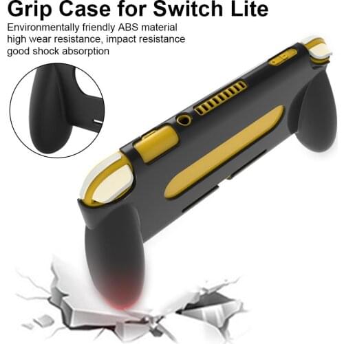 Protective Shell For Switch Lite Main Body Ergonomic Grip Handle Non-slip Handle Bracket Grip Case For Switch Lite NS