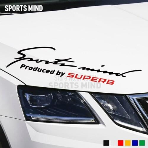 10 Pieces Customizable Car Styling Sport Entertainment Automobiles Car Sticker Decal For Skoda Superb Stickers Car Accessories