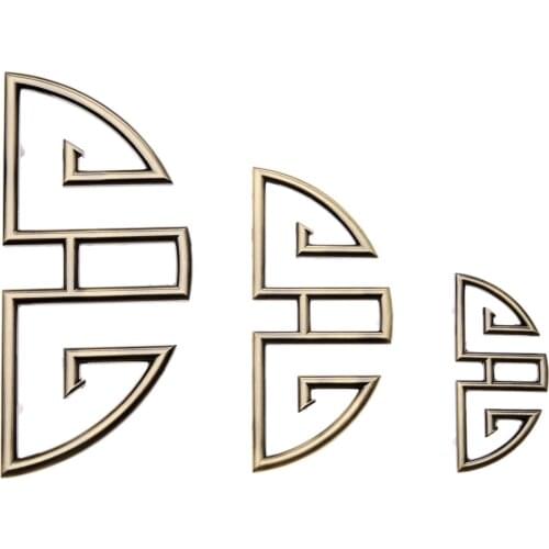 2pcs Retro Chinese Style Pulls Handles Knobs For Cabinet Drawer Cupboard Door 64mm/96mm Zinc Vintage Oriental Furniture fitting