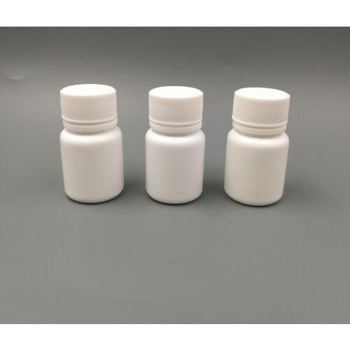 20pcs/lot 15ml HDPE Plastic Empty refillable Pharmaceutical pill bottle container for medical use