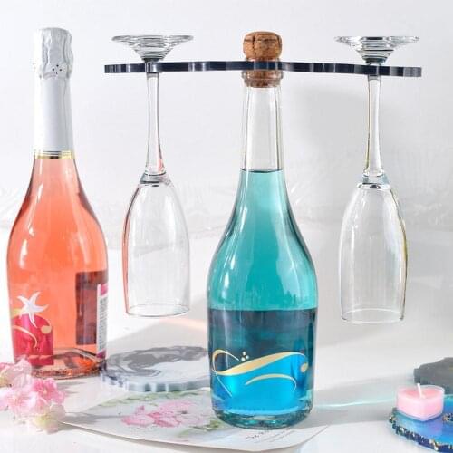 3Pcs/set DIY Craft Cup Storage Holder Silica Molds Silicone Wine Rack Goblet Cup Glass Holder Tray DIY Craft Epoxy Craft Mold