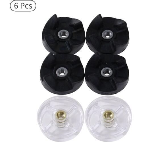 4/6Pcs Rubber Gear Spare Parts Blender Replacement Parts for Magic Bullet 250W Base Gear Juicers Blade Gear Clutch Accessories