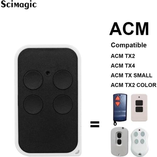 ACM TX2 TX4 TX SMALL / TX2 COLOR Garage Door Remote Control Clone 4CH Duplicator For ACM Rolling Code 433MHz Transmitter