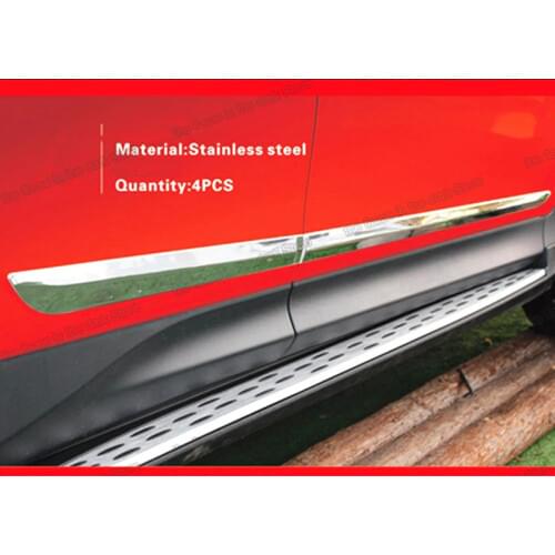 Lsrtw2017 auto styling accessories car body kit trims for toyota rav4 2013 2014 2015 2016 2017 2018 xa40 door edge decoration