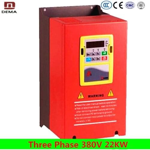 DEMA D6B Sery Vector Frequency Inverter VSD VFD Systems 22KW Power 380V 3 Phase VFD Adjustable Motor Speed Controller Inverter