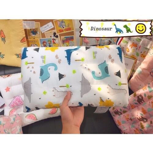 2021 Childrens Cartoon Pure Cotton Kindergarten Baby Washable Pillow Rectangular Four Seasons Universal Pillow Custom Newborn