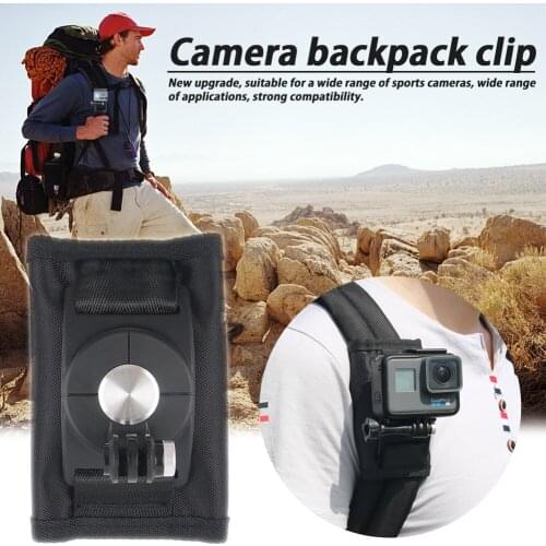 For Gopro Hero6/5/4 Sports Camera Backpack Clip Shoulder Belt Buckle Chest Shoulder Fixing Stand Buckle Protective Case