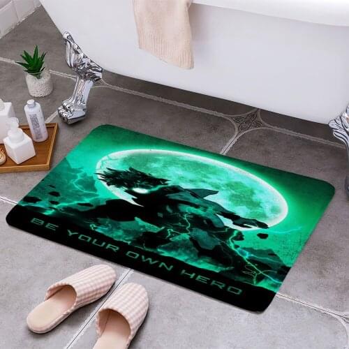 Izuku Midoriya Cheaper Anti-slip Modern Area Rugs Living Room Balcony Bathroom Printed Carpet Doormat Hallway Bath Mat