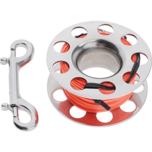 Finger Spool Reel with Double Ended Stainless Steel Bolt Snap Hook and High