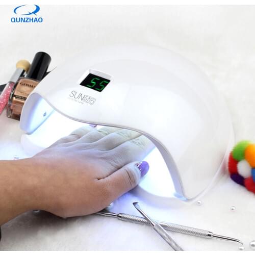 Lamp For Nails And Gel Polish Lamp Nail Dryer Fast Curing Gel Varnish Dry Nail Band Timing Device Polishing Phototherapy Machine