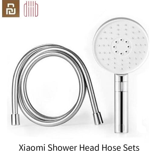 Youpin DaBai Diiib 3 Modes Handheld Shower Nozzle Head Set 360 Degree 120mm 53 Water Hole PVC Powerful Massage Shower