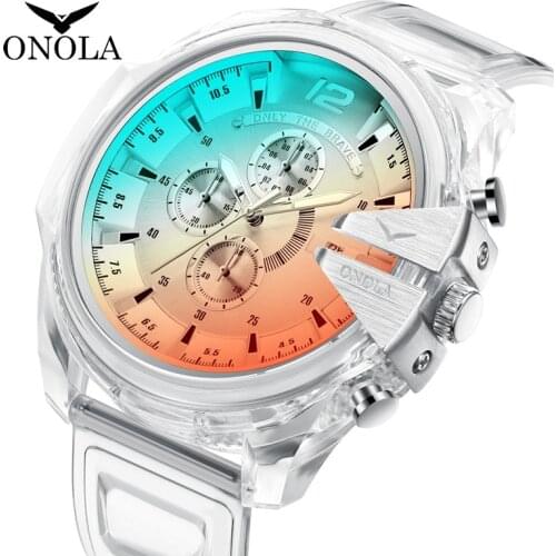 Fashion new plastic ms students watch men quartz watch waterproof tape