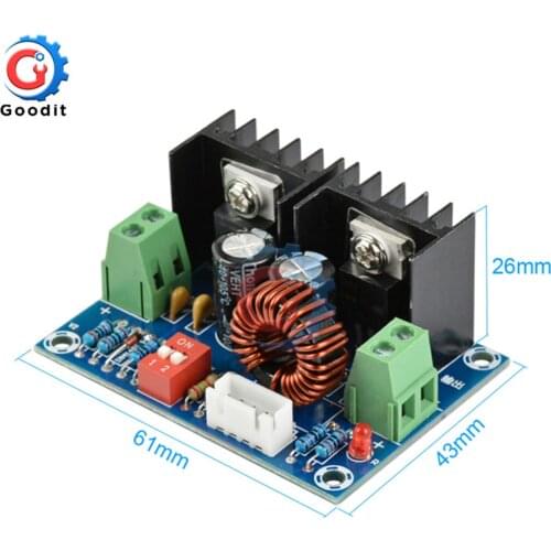 DC-DC PWM Voltage Regulator Module XL4016 200W Step Down Buck Board High Power 8A With External Potentiometer XH-M405 8A