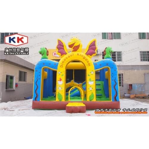 Inflatable mini dinosaur jumping bouncer for kids / custom inflatable bouncer house