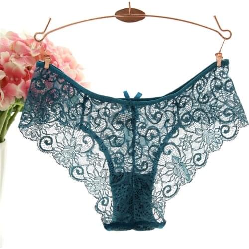 New Ladies underwear woman panties lace sexy panties for women traceless crotch of cotton briefs Lingerie Thong G-String Female