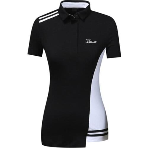 Golf Clothing Golf Wear Womens Polo Shirt Summer Sport Short Sleeve Quick Dry Breathable Shirts for Women