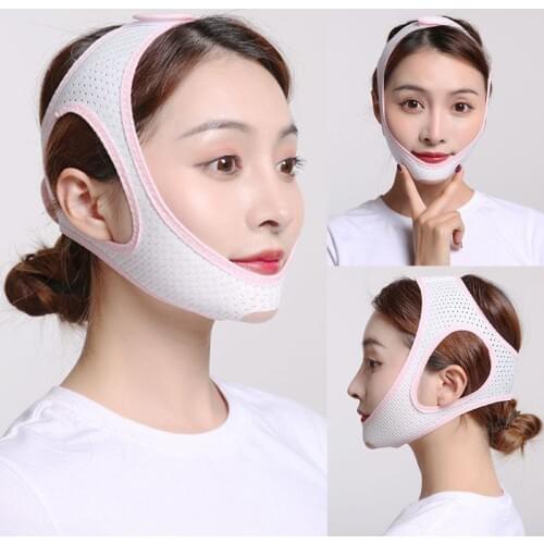 Unisex Anti Snoring Chin Strap Support jaw Breathable Mesh Snore Stopper Bandage E65F