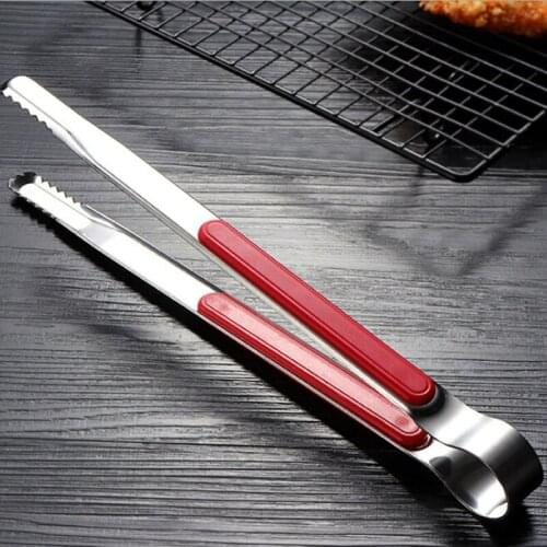 Stainless Steel BBQ Tongs Barbecue Grill Food Clip Ice Tong Meat Salad Toast Bread Clamp Kitchen Accessories Tools For Home