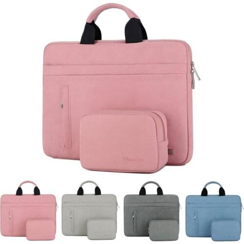 Laptop Bag for Macbook air 11 13 Pro 13 15 case Multi-use laptop Sleeve Bag Case For Xiaomi HP Lenovo PC Cover Tote Bag 14 15.6