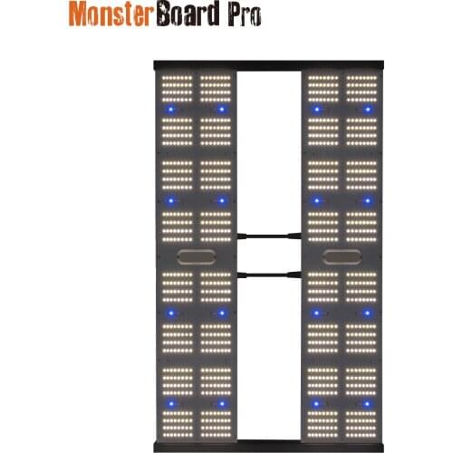 Geeklight 480w Monster Board Pro With Veg/Bloom Spectrum Control Led Grow Light For Indoor Hydroponics Aria