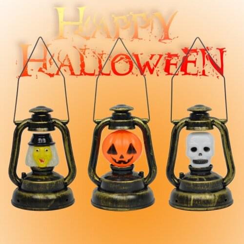 Halloween Decorations For The Home Halloween Pumpkin Sorceress Handing Retro Night Light Gift Package For Kids Party Supplies