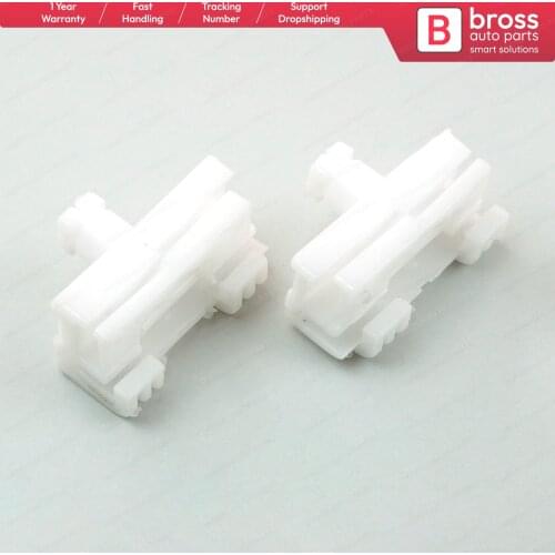 Bross BWR58+BWR59 Window Regulator Clips Set Front or Rear Right and Left Door 9221H2, 922177 for Citroen Saxo Peugeot 106