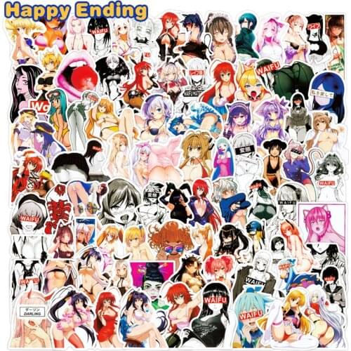 10/50Pcs Sexy Bunny Girl Stickers Vsco Girl For Laptop Refrigerator Motorcycle Skateboard Scrapbook waifu ahegao Pegatinas