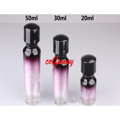200pcs/lot 20ml glass bottle 30ML with press pump glass bottle lotion bottle ,50ml BB Cream bottle Dispenser Cosmetic Packaging