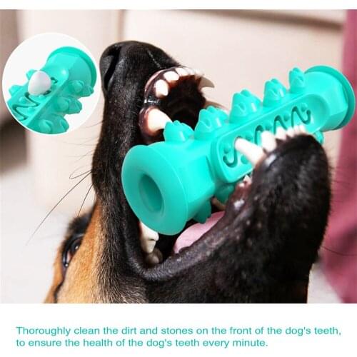 2021 Popular Rubber Pet Dog Toothbrush Toy French Bulldog Teeth Cleaning Supplies Kong Dog Toys Wholesale Rubber Puppy Chew Toys