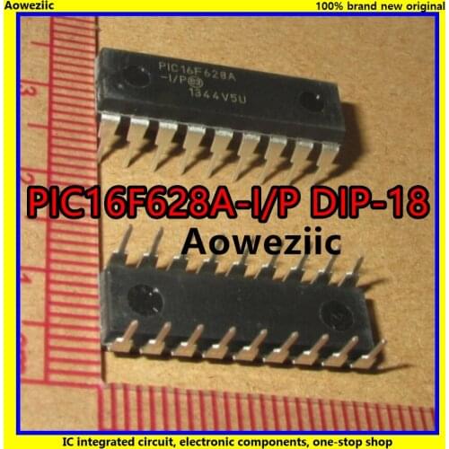 3Pcs/Lot PIC16F628A-I/P PIC16F628A PIC16F628 16F628 DIP-18 FLASH-Based 8-Bit CMOS Microcontrollers New Original Product