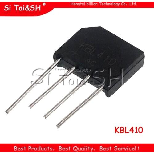 5PCS KBL410 KBL-410 4A 1000V Einzelnen Phasen Diode bridge rectifier neue und original IC