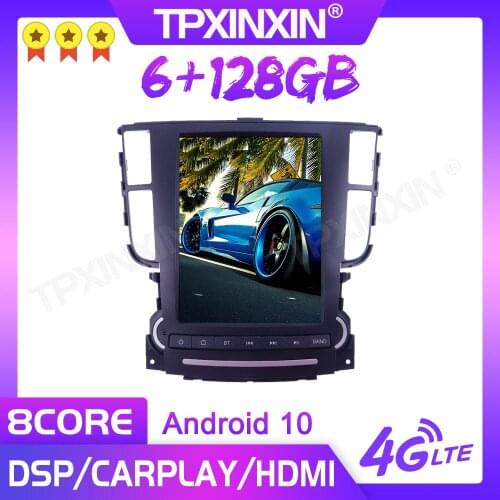 For Eulogize TL Android 10.0 6+128GB Car GPS Navigation Head unit Multimedia player Auto Radio Tape Recorder Touch screen