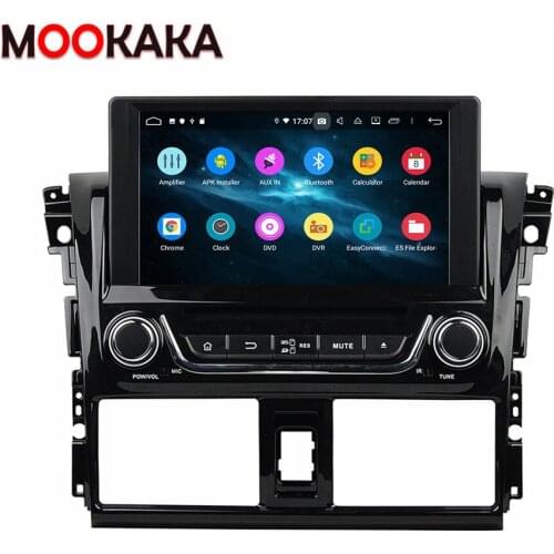 IPS Android 10.0 4+128G Car Multimedia Player for Toyota Yaris 2013-2015 GPS Navigation Auto Audio Stereo Head Unit DSP Carplay