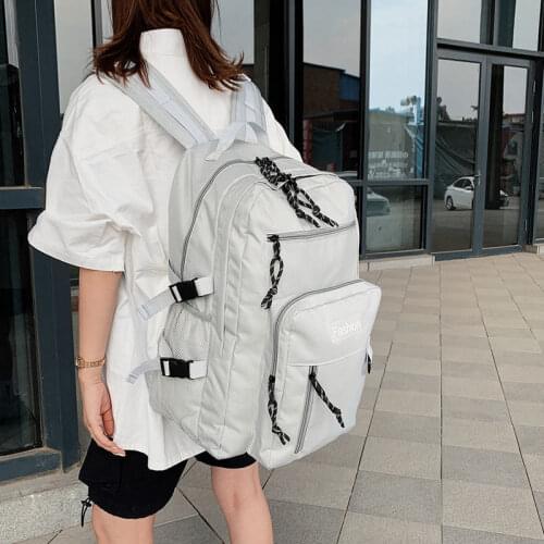 Large Capacity Women Backpack Nylon School Bags for Teenagers Boys Girls Middle Student Backpack Men Youth Bagpack 2021