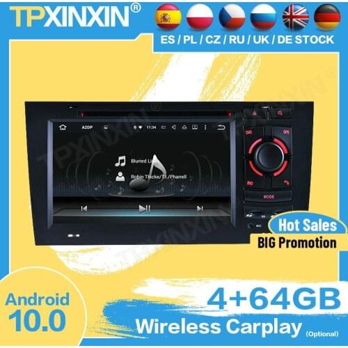 Carplay Car Radio Screen Android For Audi A6 1997 1998 1999 2000 2001 2002 2003 2004 GPS Player Navigation Audio Head Unit