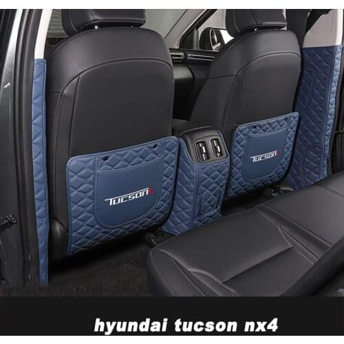 Car Seat Cover Anti-kick Mat Armrest Pad Protector for Hyundai Tucson 2021 2022 Nx4 Interior Accessories Auto Styling Mouldings