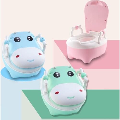Baby potty toilet training toilet seat childrens pot kids portable urinal comfortable backrest cartoon cute children pot