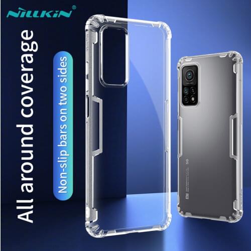 For Xiaomi Mi 9T Mi 10T Pro 5G Case Mi10T Lite Mi 10i 5G Mi9T Cover Nillkin Transparent Soft Silicon TPU Cover For Redmi K20 Pro