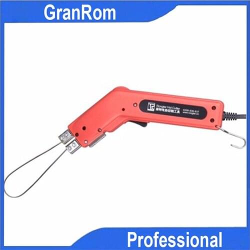 200W Electric Hot Knife Sponge Foam Cutting Tools Styrofoam Cutter Heated Cutter With 200mm Straight Blade 300mm Curved Blade