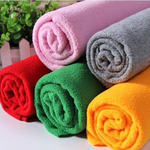 Multi color, fleece fabric, coral cashmere felt handmade dolls doll clothing lining fabric, width 1.6M, one meter = 100 * 160CM