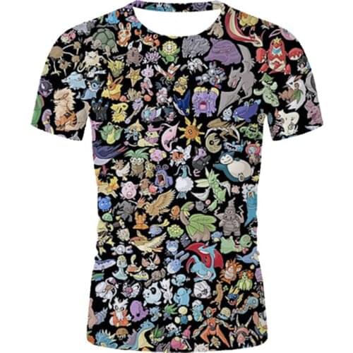 Summer fashion 3D print T shirt for men and women Harajuku short sleeve T shirt for men and women new casual fashion T shirt