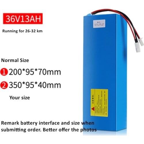 36V 13Ah Scooter Ebike Lithium Battery 1500 Cycles 2021 Hot Sales Factory Price DIY