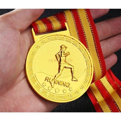 Metal medal City Marathon School Games Medal Running Cross Country Metal Medal Medal 2020
