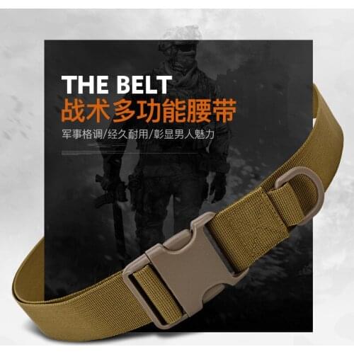 Men Adjustable Tactical Belt Buckle Tactical Bag Waistband Military Rescue Useful Tool High Quality Series In Multiple Pockets