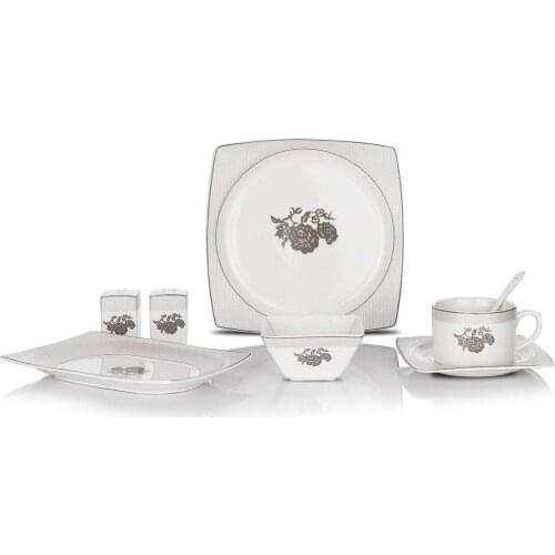 Schafer Bonn Breakfast Set-32 Pieces.-Pink